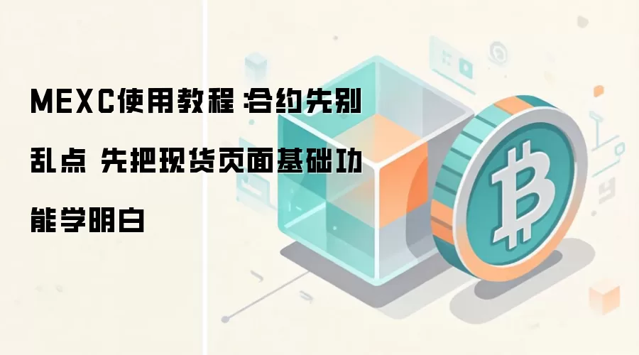 MEXC使用教程:合约先别乱点 先把现货页面基础功能学明白