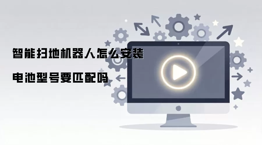 智能扫地机器人怎么安装电池型号要匹配吗
