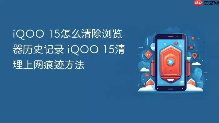 iQOO 15怎么清除浏览器历史记录 iQOO 15清理上网痕迹方法