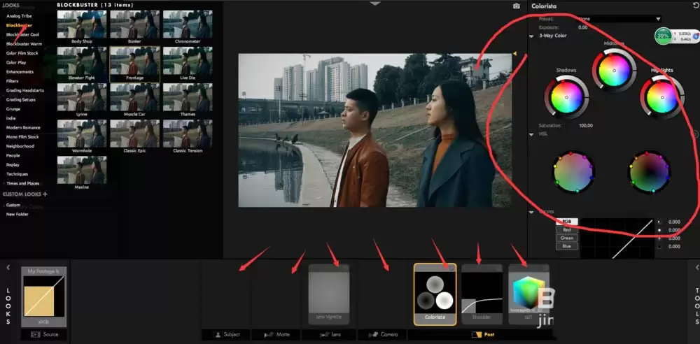 premiere怎么使用looks插件