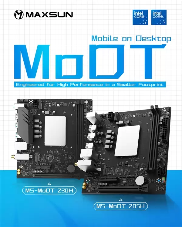 支持DDR4：铭瑄推出酷睿200H系列MoDT新主板 注意是Raptor Lake！