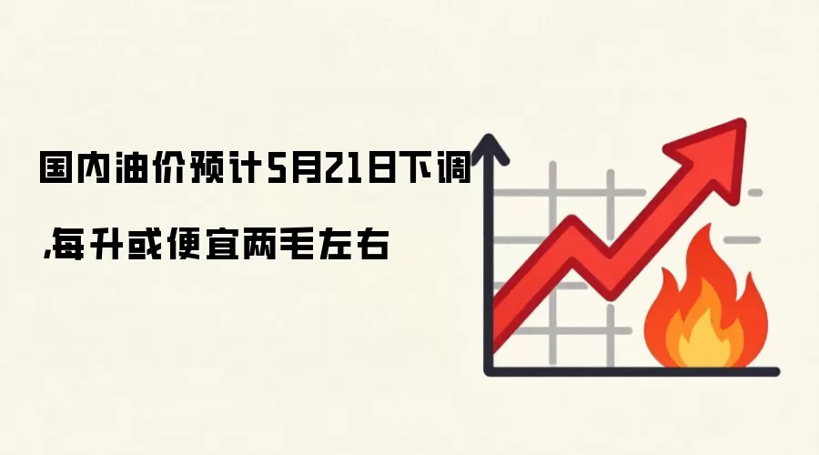 国内油价预计5月21日下调,每升或便宜两毛左右