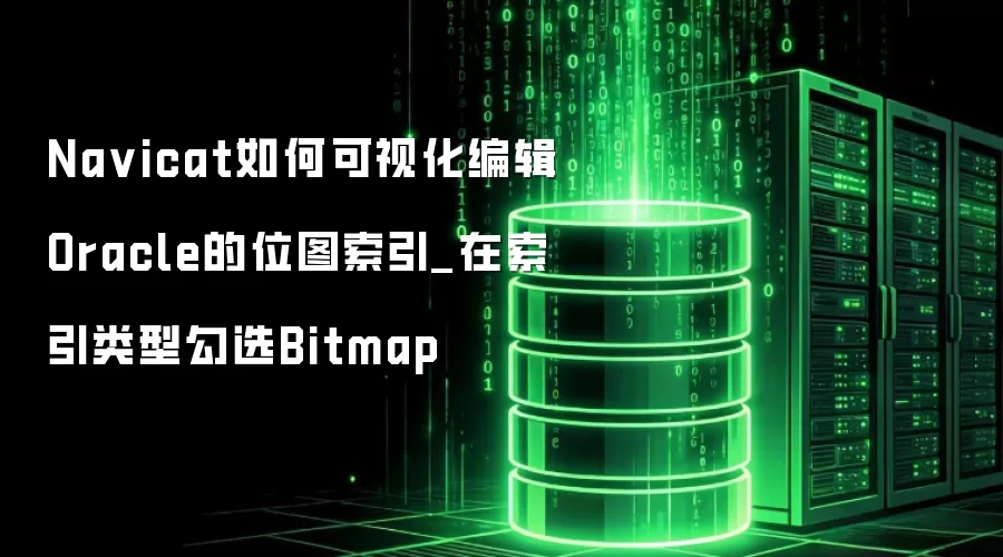 Na vicat如何可视化编辑Oracle的位图索引_在索引类型勾选Bitmap