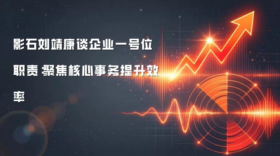 影石刘靖康谈企业一号位职责：聚焦核心事务提升效率