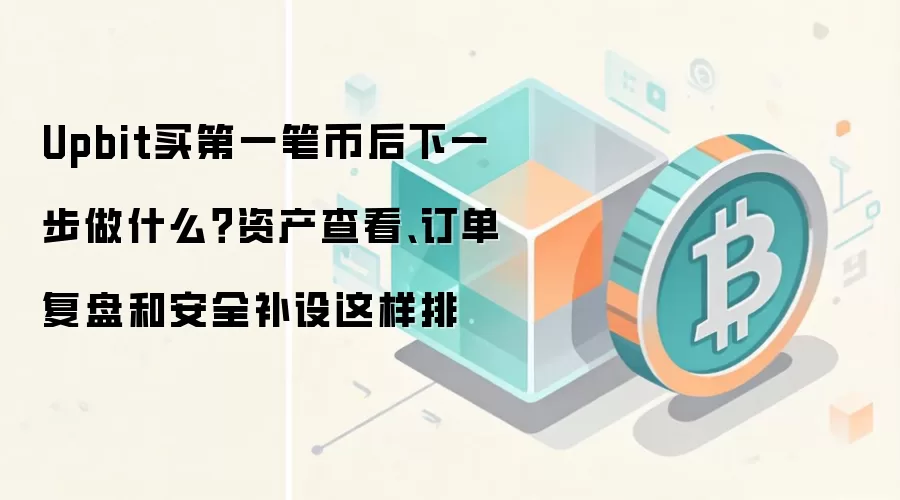 Upbit买第一笔币后下一步做什么？资产查看、订单复盘和安全补设这样排