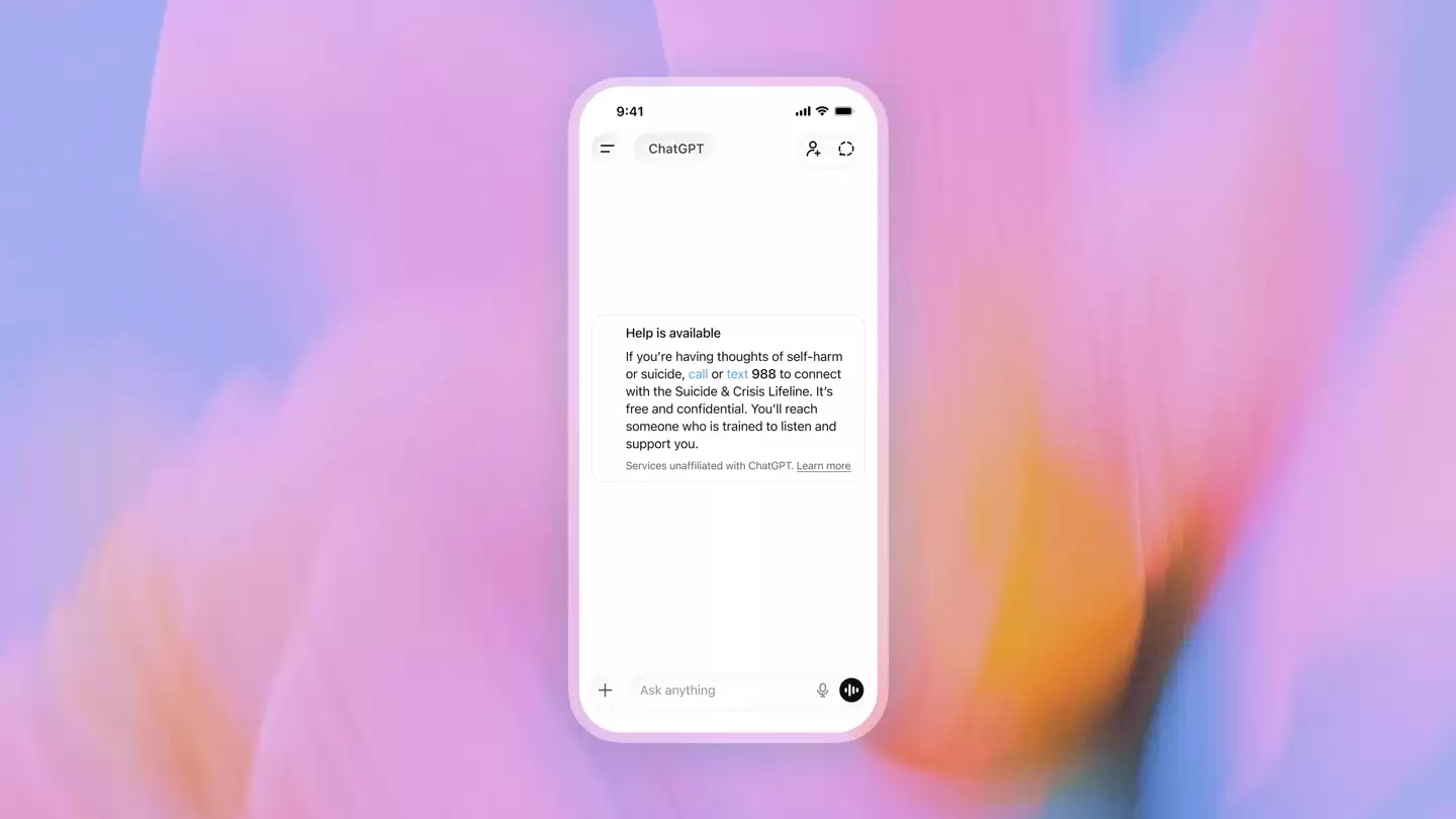 OpenAI为ChatGPT推出“可信联系人”，应对AI对话中的自残风险