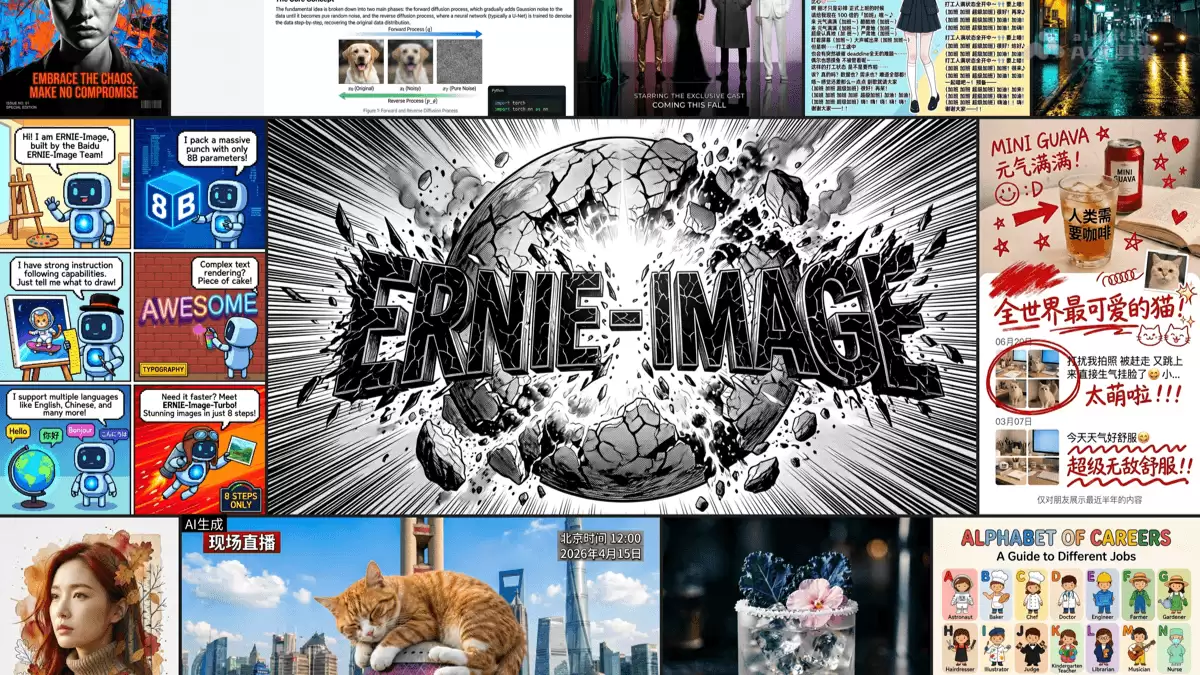 ERNIE-Image – 百度文心开源的文生图模型