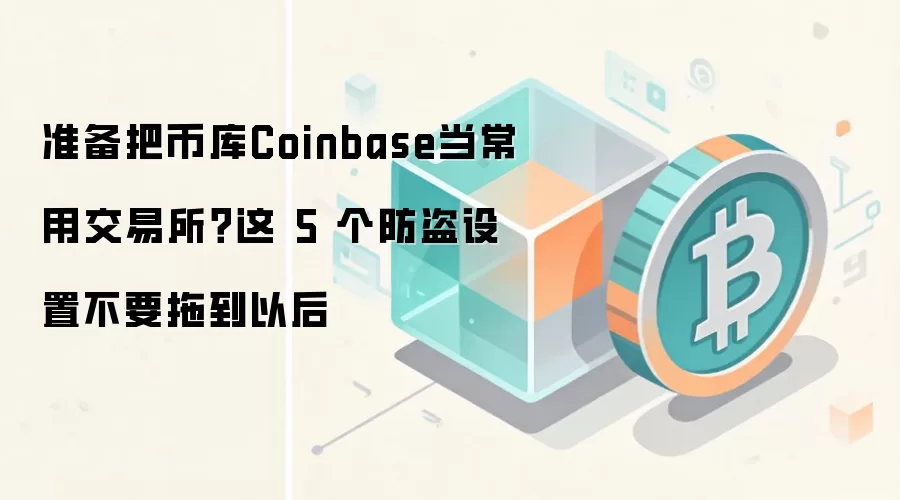 准备把币库Coinbase当常用交易所？这 5 个防盗设置不要拖到以后