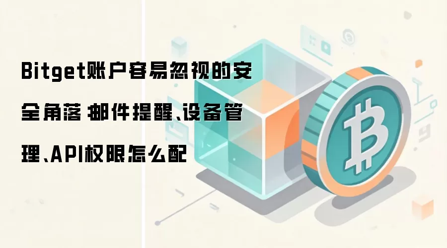 Bitget账户容易忽视的安全角落:邮件提醒、设备管理、API权限怎么配