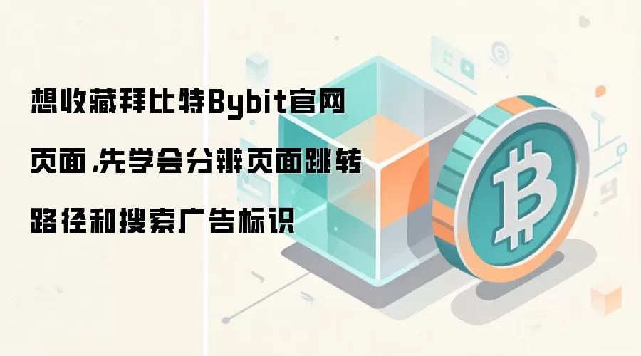想收藏拜比特Bybit官网页面，先学会分辨页面跳转路径和搜索广告标识