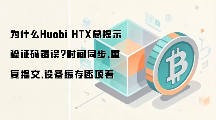 为什么Huobi HTX总提示验证码错误？时间同步、重复提交、设备缓存逐项看