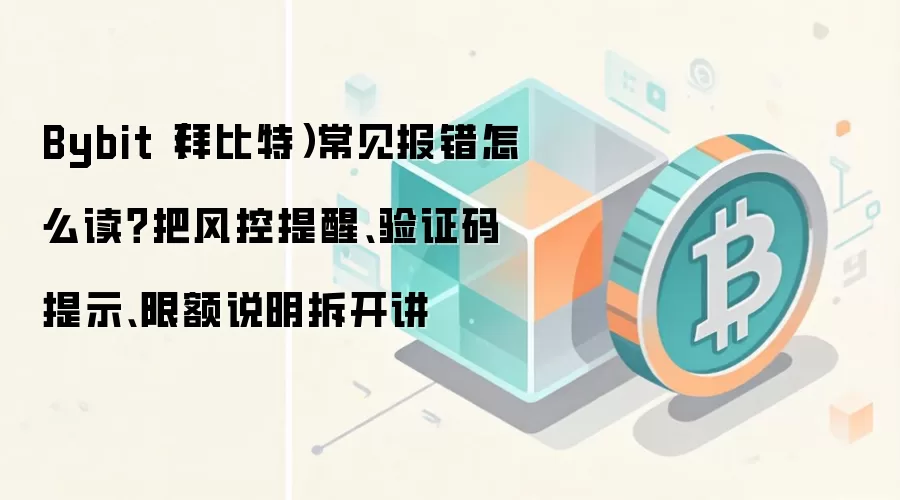 Bybit（拜比特）常见报错怎么读？把风控提醒、验证码提示、限额说明拆开讲