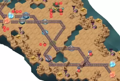 剑与远征扬沙戈壁路线图1