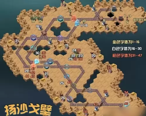 剑与远征扬沙戈壁路线图2