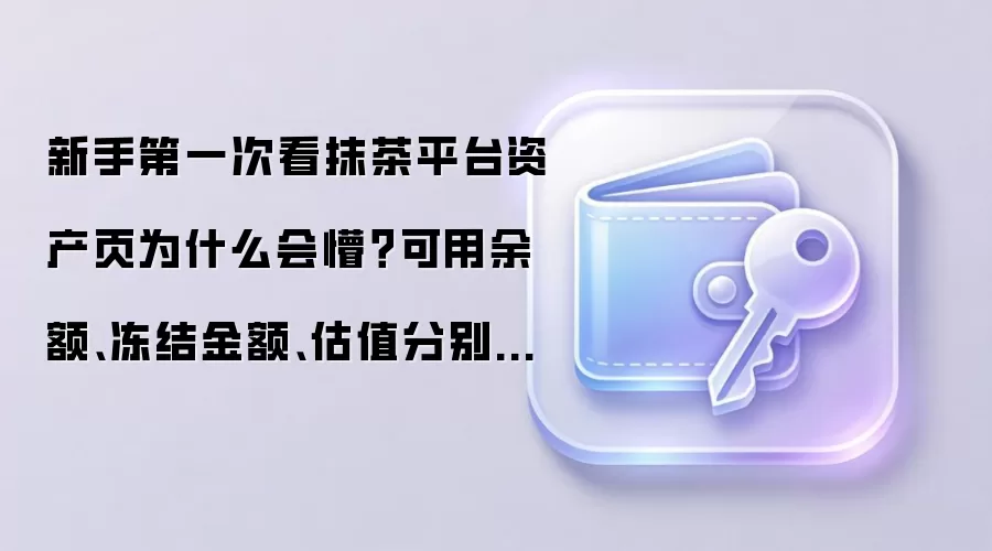新手第一次看抹茶平台资产页为什么会懵？可用余额、冻结金额、估值分别代表什么