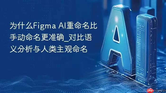 为什么Figma AI重命名比手动命名更准确_对比语义分析与人类主观命名