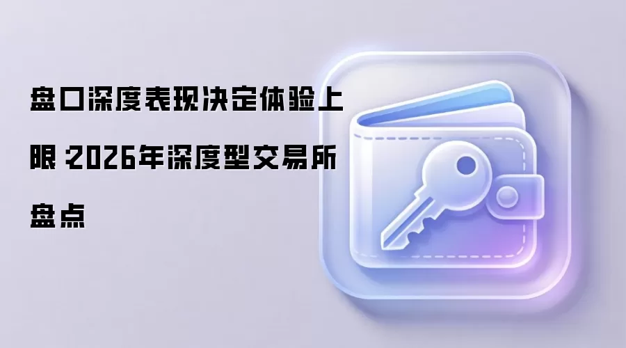 盘口深度表现决定体验上限:2026年深度型交易所盘点