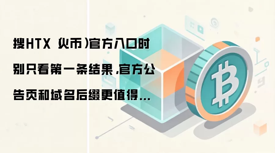 搜HTX（火币）官方入口时别只看第一条结果，官方公告页和域名后缀更值得先确认