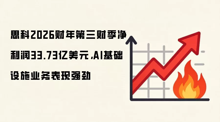 思科2026财年第三财季净利润33.73亿美元,AI基础设施业务表现强劲