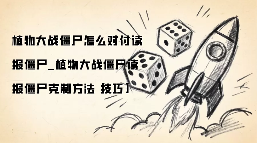 植物大战僵尸怎么对付读报僵尸_植物大战僵尸读报僵尸克制方法【技巧】