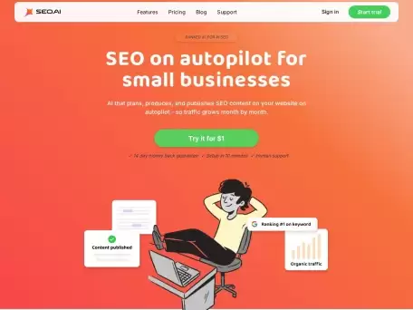 Seo.ai-SEO.ai让你利用世界领先的生