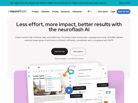 Neuroflash-Neuroflash允许其用户通过消