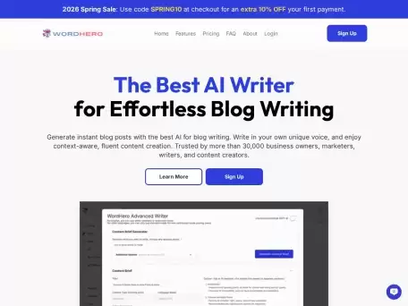 Wordhero-利用WordHero的人工智能技术