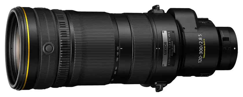 尼康正在开发一款内置1.4×增距镜的长焦变焦镜头尼克尔Z 120-300mm f/2.8 TC VR S