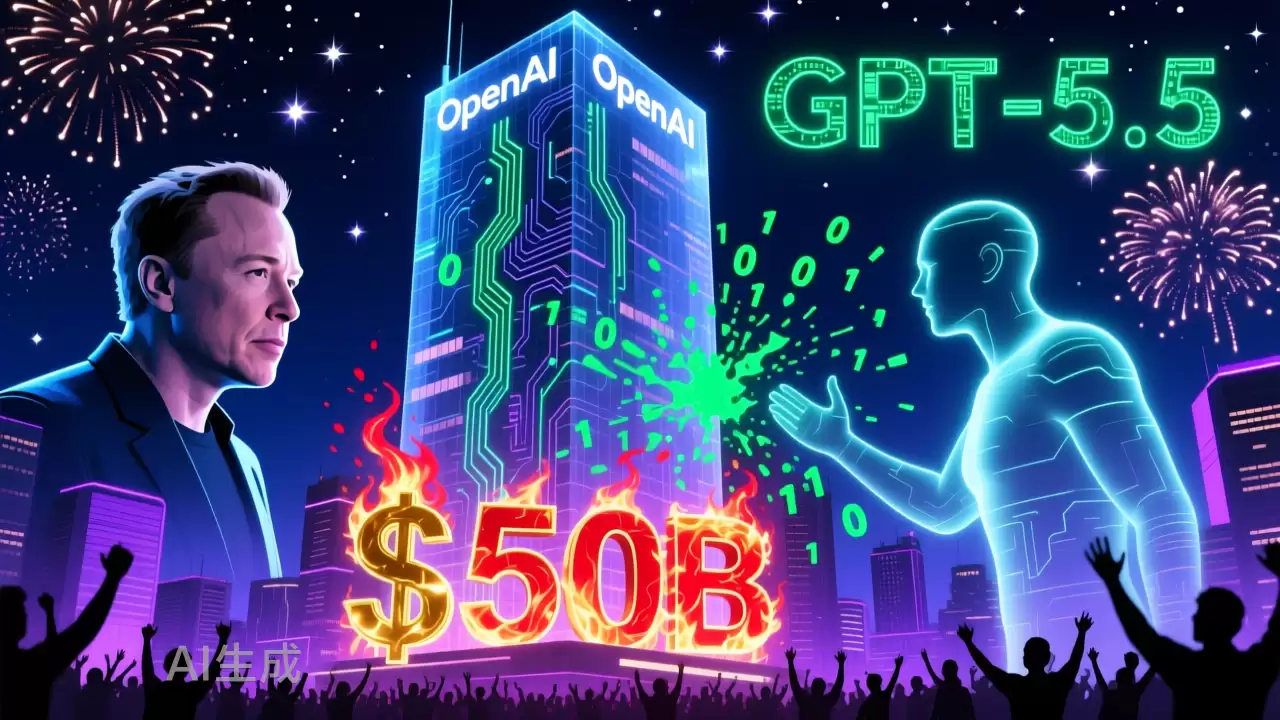 OpenAI的五一:与马斯克翻旧账、烧钱500亿、GPT-5.5免费