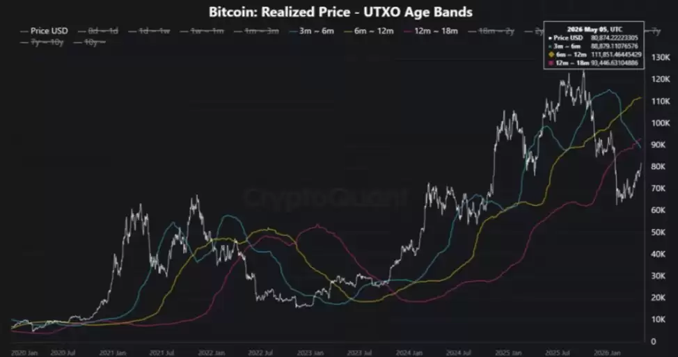 比特币UTXO实现价格年龄区间分布图