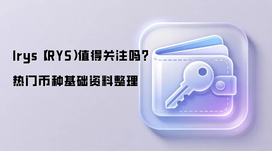 Irys（IRYS）值得关注吗？热门币种基础资料整理