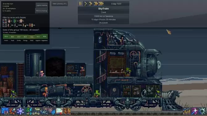 《钢铁动脉》登陆Steam正式推出 蒸汽朋克城市列车建设