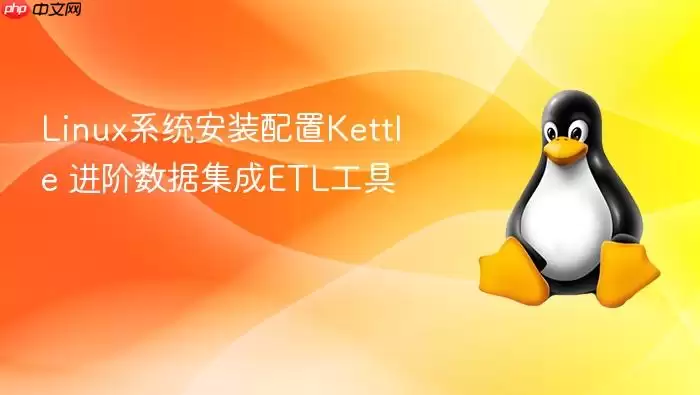 Linux系统安装配置Kettle 进阶数据集成ETL工具