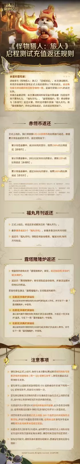 《怪物猎人：旅人》启程测试今日正式开启！限时删档计费