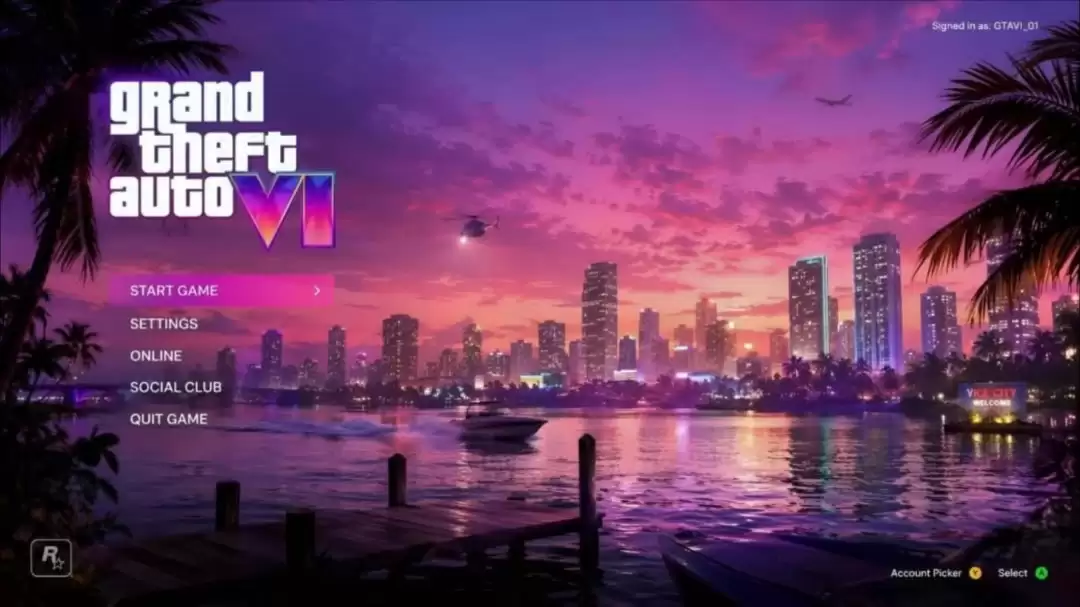 太有感觉了 假如《GTA6》主菜单会随着天气和时间变化