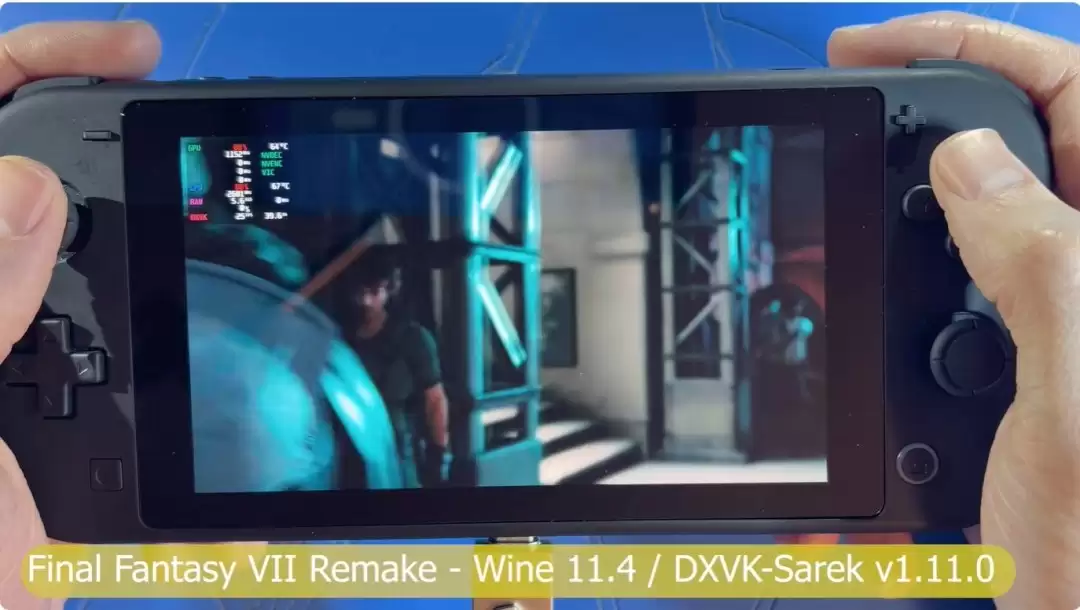 国外魔改达人发布Switch Lite“Pro”  能流畅运行《最终幻想7重制版》