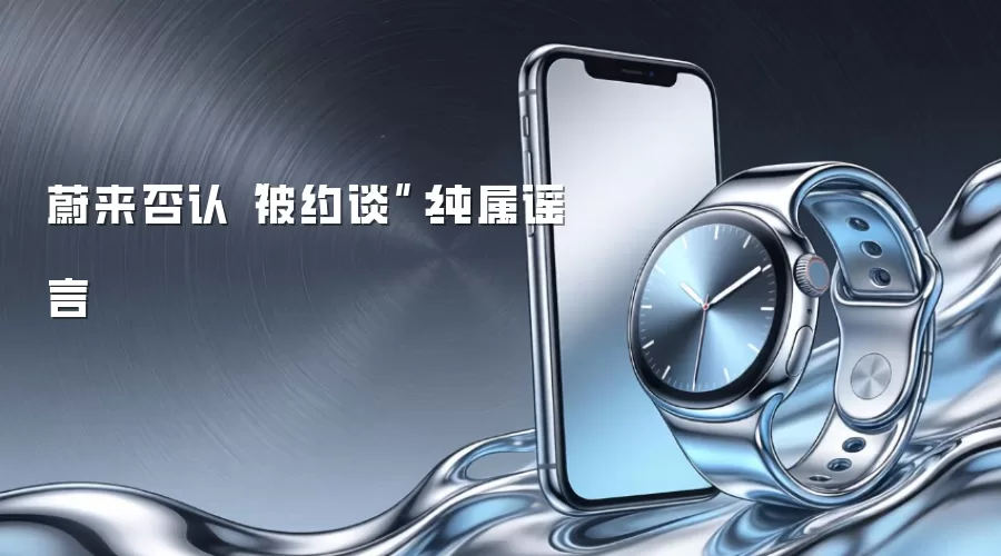 蔚来否认“被约谈”：纯属谣言