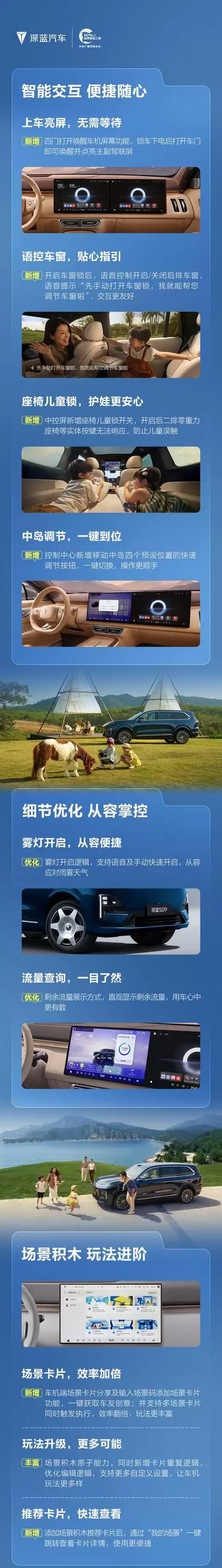 深蓝S09汽车开启V5.2.0版本OTA升级，支持哨兵模式自动开启
