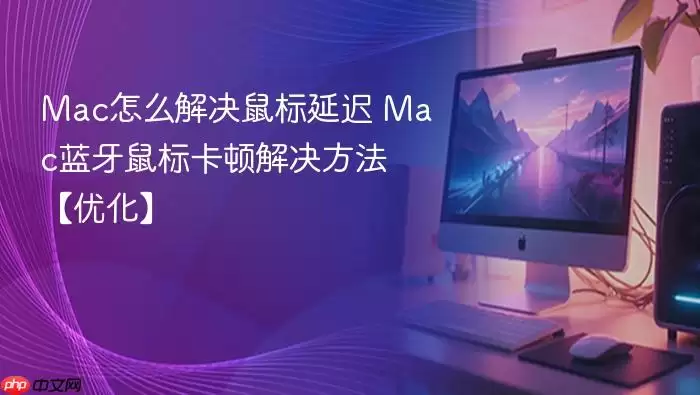Mac怎么解决鼠标延迟 Mac蓝牙鼠标卡顿解决方法【优化】
