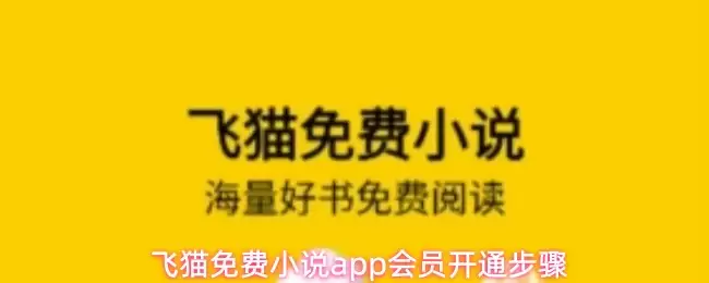 飞猫免费小说app会员开通步骤