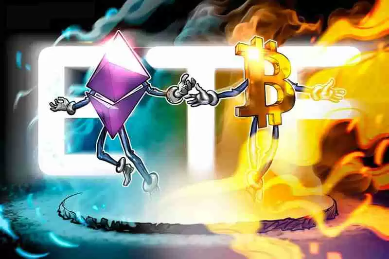 比特币（btc）现货etf逆势暴涨，以太坊（eth）基金持续失血，投资者避险情绪升温解读