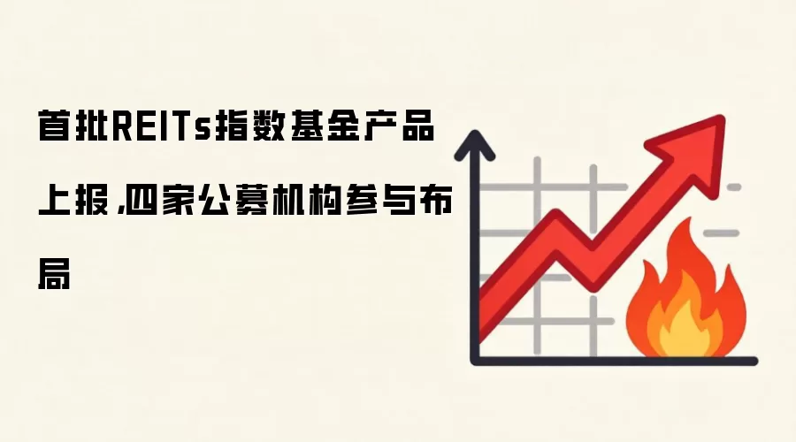 首批REITs指数基金产品上报，四家公募机构参与布局