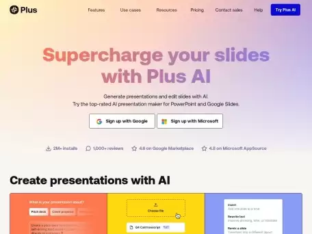 Plusdocs-用Plus AI给你的幻灯片增压