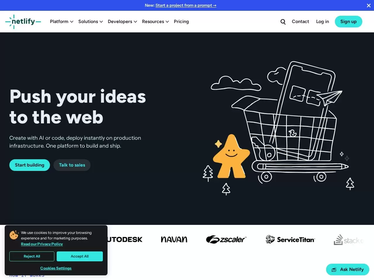 Netlify – AI应用极速部署平台