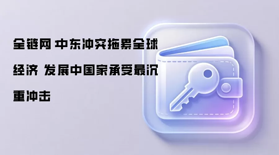 全链网:中东冲突拖累全球经济 发展中国家承受最沉重冲击