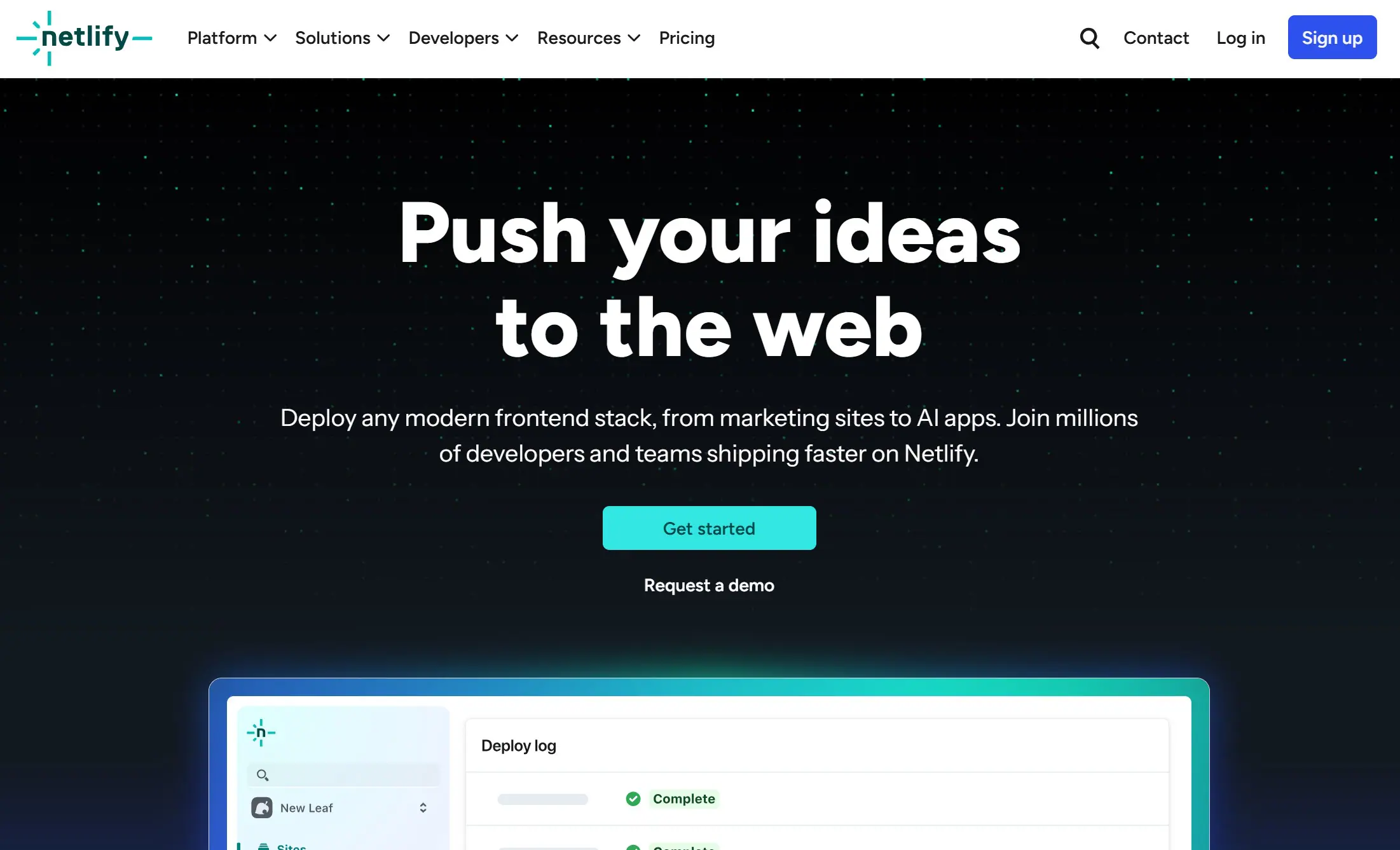 Netlify – AI应用极速部署平台
