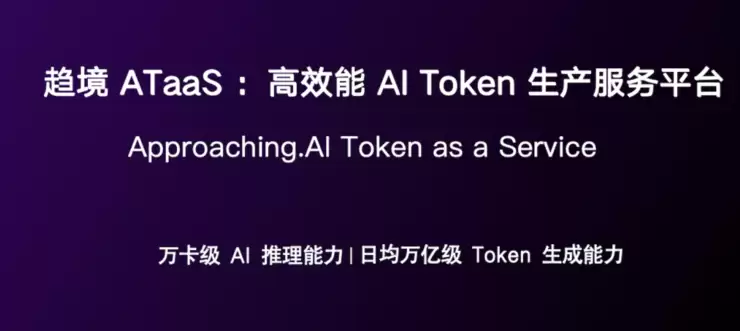 趋境科技发布ATaaS：全球领先的高效能AI Token生产服务平台