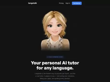 Langotalk-这个工具可以帮助人们通过与人工智能聊天