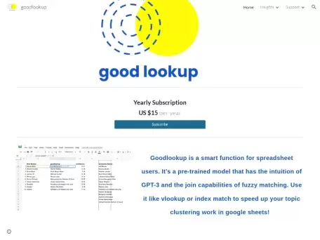 Goodlookup-Goodlookup使用人工智能使电