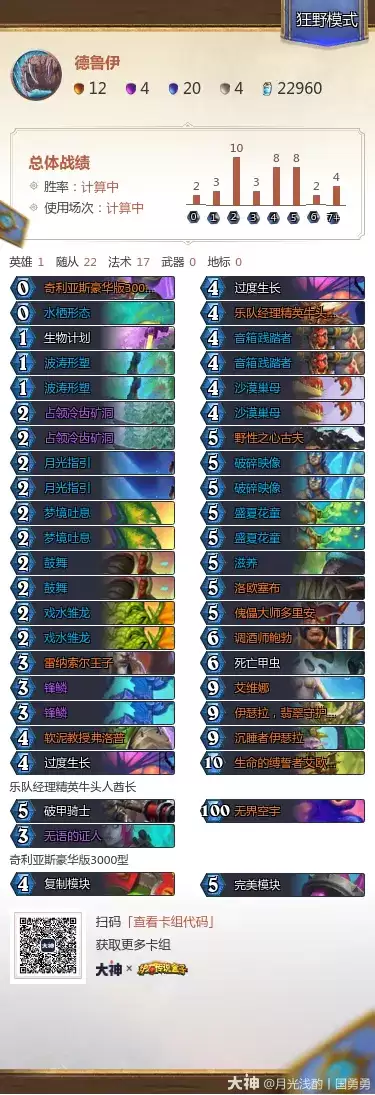 炉石传说治愈艾泽拉斯狂野模式40龙德卡组代码推荐